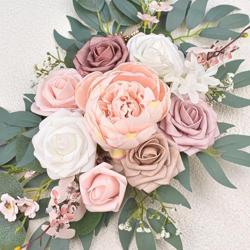 Pink Wedding Arch Flowers Set of 2 - Image 6