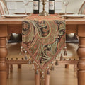 Loom and Mill Vintage Paisley Jacquard Table Runner 13x90 inch, Multi Color by LoomandMill