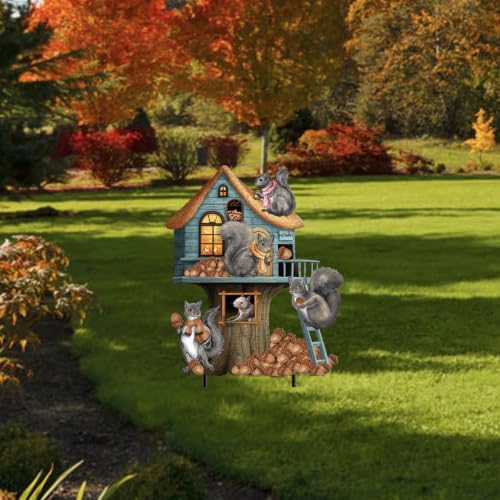 Briarwood Lane Fall Metal Art 26x15 Fall Welcome to the Nut House for Fall Metal Art - Image 2