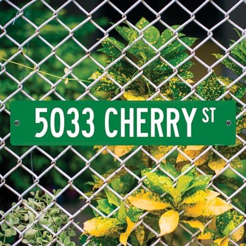 Custom Street Sign, Personalized Novelty Road, Green Background, Christmas - Image 4