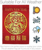 Chinese New Year Banner Wall Decor Room Patio Porch Lawn Garden Flag Outdoor Indoor Tapestry Yard Signs Art Lunar New Year Gifts Spring Luck Arrive Chinese Decorations Made in USA - Image 6