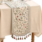 bilin gaier Designer French Velvet Long Table Runner,102"x12" by bilingaier