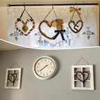 8 Pcs 10 Inch Heart Shaped Natural Grapevine Wreath Set, Hand-Woven Vine Branch Wreaths for DIY Crafts, Christmas Decorations, Home & Event Styling - Image 6