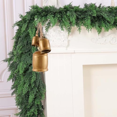 Rowfad 9Ft Cedar Pine Garland for Mantle Christmas Decorations, 1 Set - Image 6