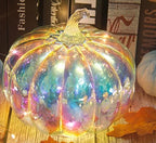 Fall Decor for Home,Mercury Glass Pumpkin Lights with Timer(Multicolor) by CFDECORCandlesandHolders