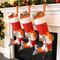 3 Pcs Koi Fish Christmas Stockings Large Fireplace Hanging by Sonwyoung
