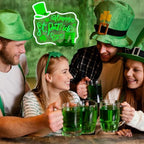 Happy St. Patrick's Day Art Neon Signs Shamrock LED Neon Lights Dimmable Wall Decor for Kids, Room, Office, St Patrick's Day Party Gift Art for Boys Girls-12.83 x 12.2 IN-USB Powered-Acrylic - Image 2