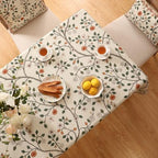 ISAENNE Vintage French Elegant Rectangular Tablecloth,87"x55" - Image 4