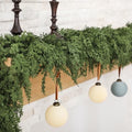 Jutom 1 Pcs 18 ft Artificial Cedar Garland for Christmas by Jutom