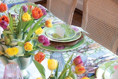 Caspari Floral Majolica Placemats - 2 Placemats - Image 4