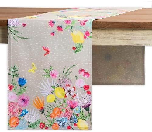 Maison d' Hermine Table Runner 100% Cotton 14.50" x 108" (Double Layer) by MaisondHermine