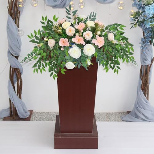 Artificial Italian Ruscus Greenery Stems, 24pcs Faux Green Leaf Garland Branches 26in Hanging Greenery Spray for Wedding Bouquet,Arch,Table Centerpieces and Home Decor - Image 5