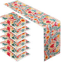 Gilprop 6 Pcs Mexican Fiesta Table Runner Mexico Cinco De Mayo Party Decoration 13 x 72 Inch Dia De Los Muertos Table Decoration Supply for Home Party Kitchen Dining Decor by Gilprop