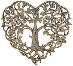 Old River Outdoors Tree of Life/Heart Wall Plaque 12" Decorative Art Sculpture - I Love You Decor by Old+River+Outdoors