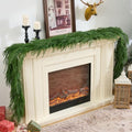 TQRR 2Pcs 9FT Norfolk Pine Garlands, Realistic Greenery Christmas Garland by TQRR