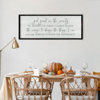 ZZJJHYWGQ God Grant Me Prayer Wall Decor, 32"×12", Black - Image 7