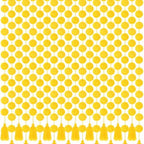 Yalikop 10 Pcs Pom Pom Garland 5 ft Diwali Party, Yellow by Yalikop
