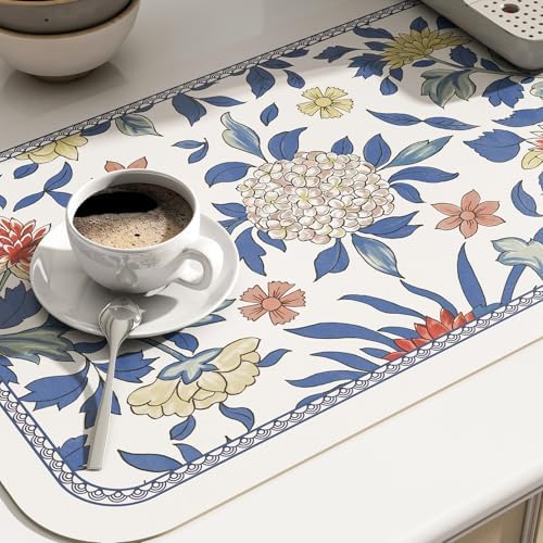 patdrea Designer Vintage French PVC Placemats Set of 6,12"x17"-Ivar A - Image 3