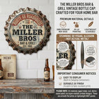 Custom Vintage Bottle Cap Sign | Personalized Faux Metal Wall Decor for Home Bar & Man Cave | UV Printed Lightweight MDF Tavern Plaque | Retro Garage & Pub Gift - Image 2