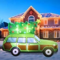 Vihose 8FT Christmas Station Wagon Inflatable with LED Lights for Yard by VIHOSE