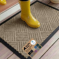 GORILLA GRIP WeatherMAX Door Mat, Indoor Outdoor Use, 35x23, Beige Diamond by GorillaGrip