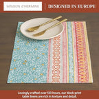 Maison d' Hermine Placemats Set of 4 Reusable 100% Cotton (13"x19") - Image 2