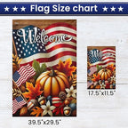 FLAGWIX American Pumpkin Flag - House Flags for Outside 29.5" x 39.5" - Image 2