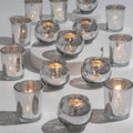 DEVI 48PCS Assorted Votive Candle Holders, Mercury Glass Candle Holder for Party,Wedding Centerpieces for Tables,Birthday Table Decor by DEVI
