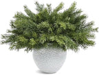 Artgar 12 Pcs Christmas Pine Branches - 18" Realistic Greenery Pine Stems by ArtgarArtificialPlantDecorations
