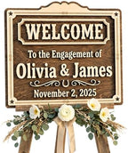 Personalized Western Romance Wedding Welcome Sign - Custom 3D Wood Engagement & Ceremony Entrance Sign for Country Ranch, Barn or Rustic Venue - Choose Your Size by AydansUniqueFinds