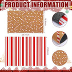 Tinideya 2 Pcs Christmas Layered Doormat Set, Candy Cane - Image 3