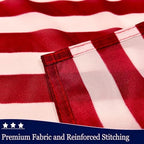 JRED Betsy Ross 13 Stars American Flags on Stick 6 Pack, 12x18 Inch 250 Anniversary Handheld US Flags with Retractable Stainless Steel Pole Safety Spear Top for 4th of July - Image 6
