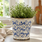 Dosayes Ceramic Pot for Plant,6.30 inch Vintage Flower Pot - Image 5