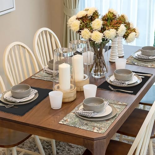 Morris Printed Placemats, Vintage Natural Botanical Style Set of 6 for Party Kitchen Dining Decorations, 12 X 18 Inches - Image 5