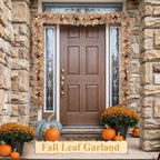 6 FT Lighted Fall Garland with Lights Autumn Automatic ON/Off Timer - Image 6