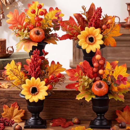 Suncallla 4 Pack 9.84 in Fall Table Centerpieces Decor by Unknown