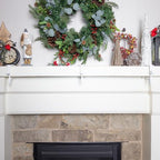 Fireplace Stocking and Garland Hanger with Two Hooks (3 Pack - White) - Image 4