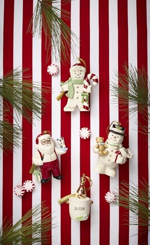 Lenox 898584 2026 Gingerbread Man with Candy Cane Ornament - Image 5