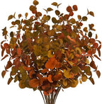 24 Pcs Artificial Fall Eucalyptus Stems, 26.7 Inch by Ruidazon