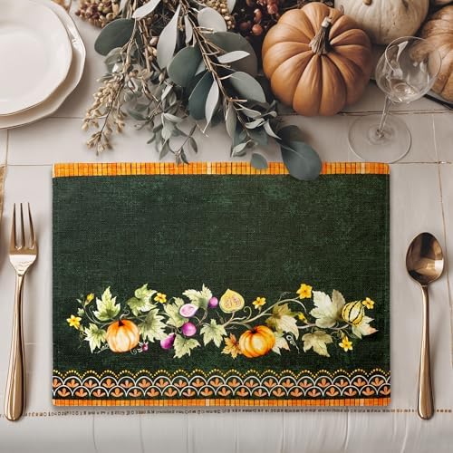 Maison d' Hermine Placemats Set of 4 Reusable 100% Cotton (13"x19") - Image 6