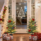 Grooy 2 Pack 3FT Artificial Norfolk Pine Tree with Pot - Image 7