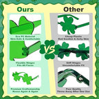 LIONO 26 PCS St Patricks Day Shamrock Glasses Party Favors - Image 4