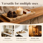 Sandstone Tray for Bathroom Countertop, Rectangular Stone Decorative Tray, Vanity Tray for Makeup, Perfume, Skincare, Jewelry & Bathroom Accessories (Earth Tone) - Image 7