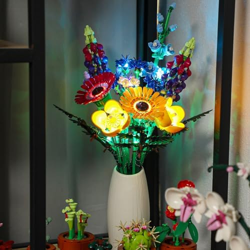 BRIKSMAX Led Light Kit for Lego-10313 Wildflower Bouquet - Compatible with Lego Icons Building Set- Not Include Lego Set - Image 2