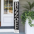 Personalized Welcome Sign for Front Door, Custom Welcome Sign for Porch Outdoor Welcome Home Decorations, 48"x8" PVC Sign (Design 6) by BasicFundamentals