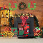 TRWYMZ Christmas Decorations - 16" Christmas Window Silhouette Lights - Image 4