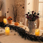 Valery Madelyn 9ft Artificial Norfolk Pine Halloween Garland for Mantle - Image 6