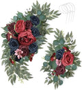 Artificial Wedding Arch Flowers Floral Swag Welcome Sign Ceremony Decor by AitnWoy