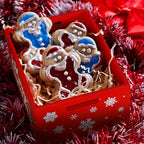 Namalu Christmas Hot Cocoa Bar Decor 11x8x5 in Wooden Storage Box, Red - Image 5