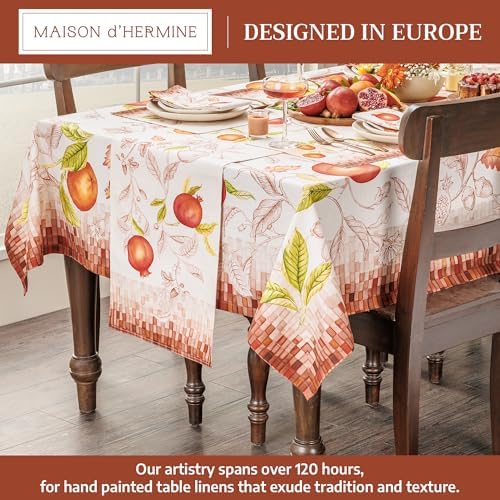 Maison d' Hermine Table Cloth Rectangle Table Reusable 100% Cotton 60"x90" - Image 2